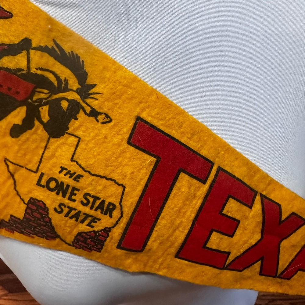 Vintage Texas Pennant - Picture 5 of 8